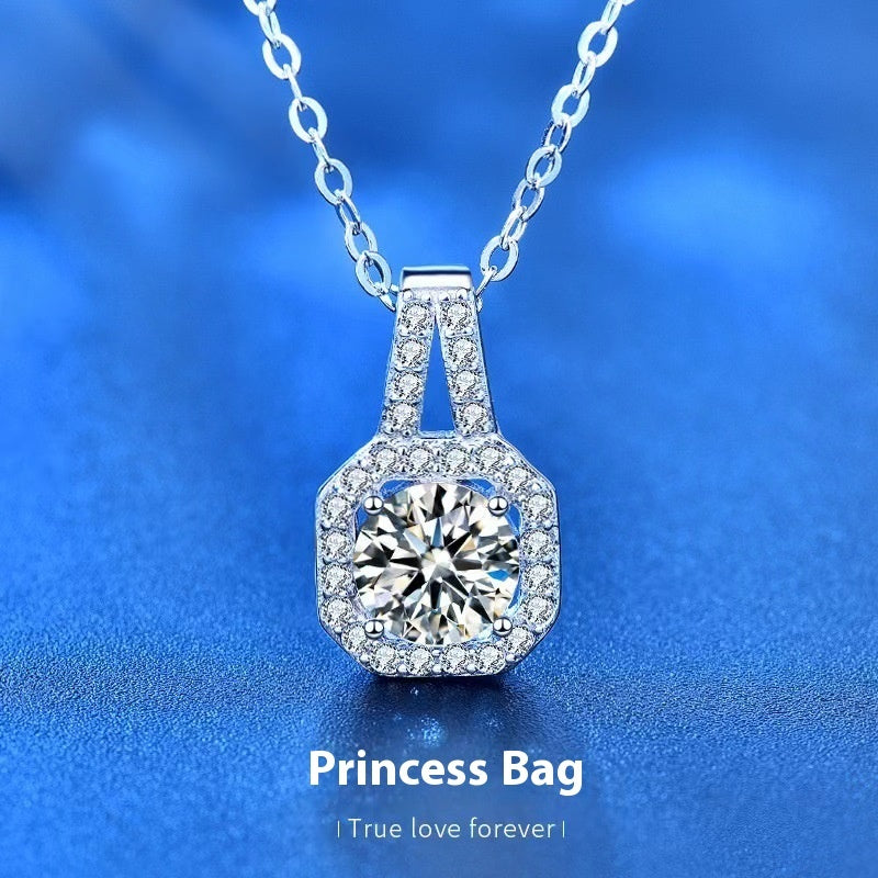 Moissanite S925 Sterling Silver Necklace